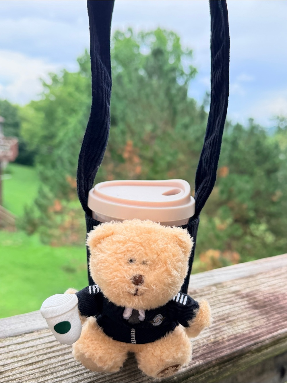 Rare Starbucks x STARLUX Collaboration exclusive pilot Bearista cup carrier
